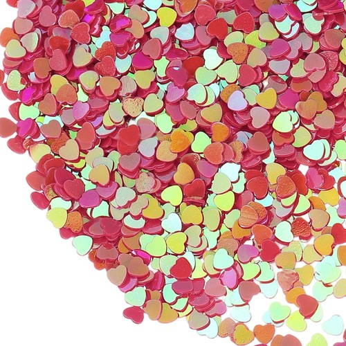 55g cuori glitter - 55g, coriandoli