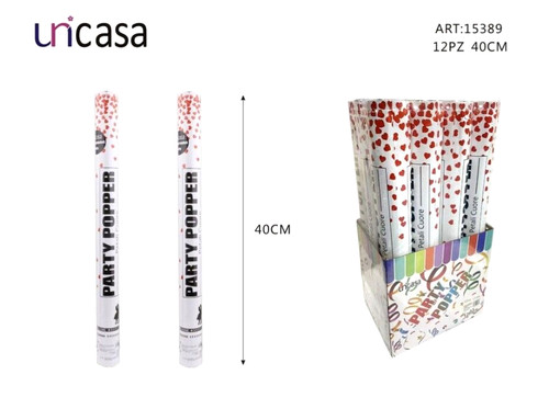 Set tubo spara coriandoli - 12,