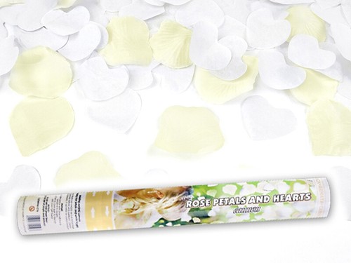 Spara coriandoli petali - petali, crema