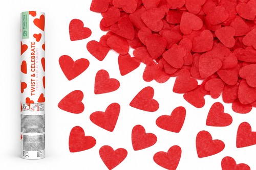 Cannone per confetti con - , cuori