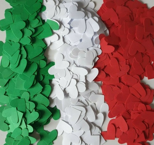 1000 coriandoli tricolore - 1000,
