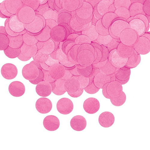 Coriandoli carta tondi rosa - in,