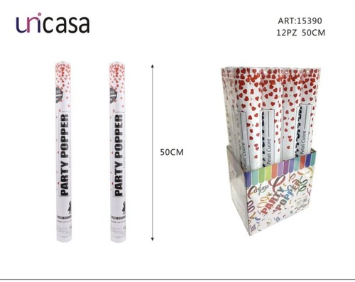 Set tubo spara coriandoli - tubo,