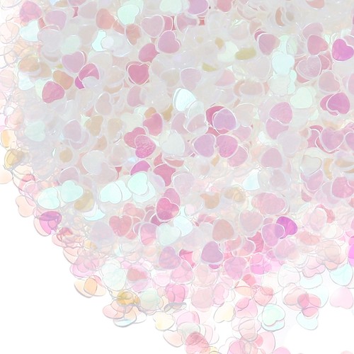 55g cuori glitter coriandoli - cuori,