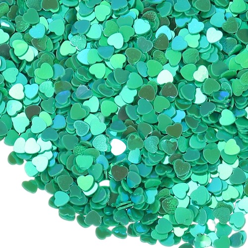 Per 55g cuori - cuori, glitter